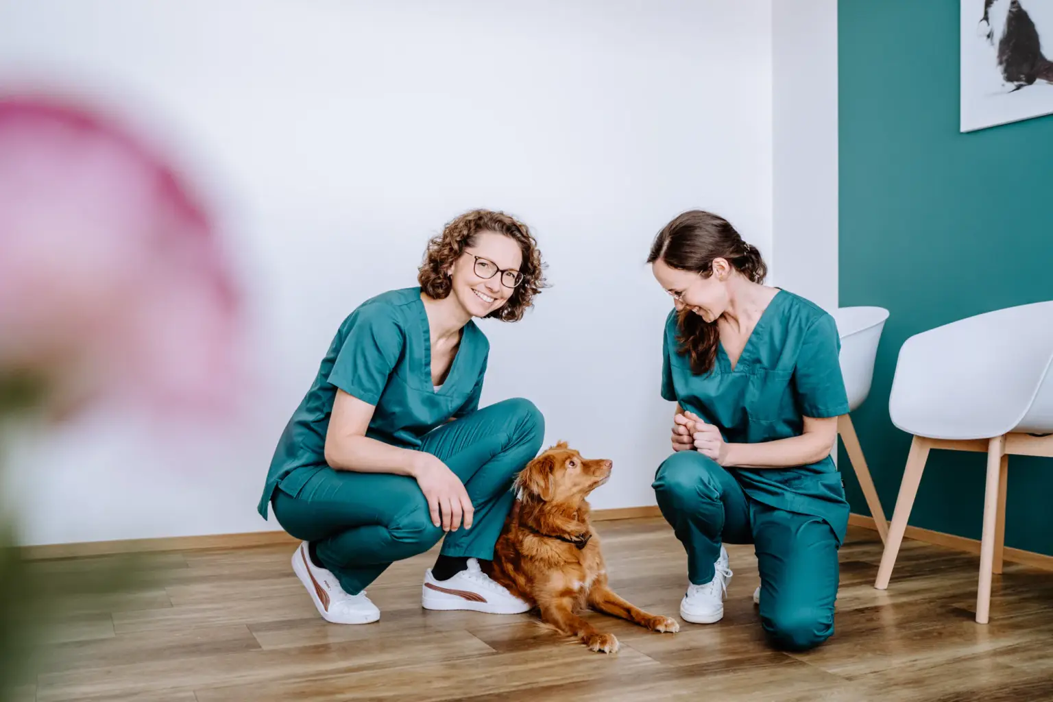 Businessfotografie für eine Tierarztpraxis mit Fokus auf Vertrauen und Persönlichkeit